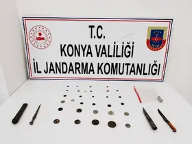 Konya’da tarihi eser operasyonu
