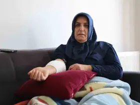 Köpek saldırısına uğrayıp yaralanan kadın o anları anlattı
