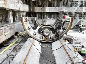 Körfezray Metro Projesi’nde iki tünel açma makinesinin daha montajına başlandı
