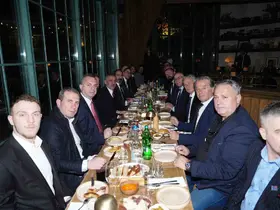 Kosova - Türkiye resmi maç yemeği düzenlendi
