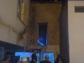 Kovancılarda baca yangını paniğe neden oldu
