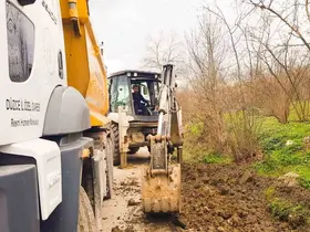 Köylerde kanal çalışmaları devam ediyor
