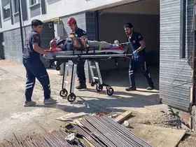 Krikodan kayan aracın altında kalan şahıs ağır yaralandı
