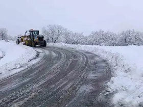 Kulp’ta kar nedeni ile kapanan yolları açılıyor
