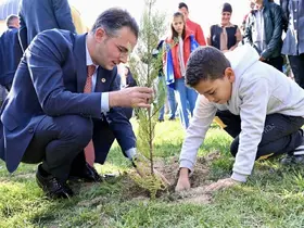 Kulu ve Karapınar’da fidanlar toprakla buluştu
