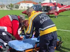 Kulu’da kalp rahatsızlığı geçiren vatandaşa hava ambulansı
