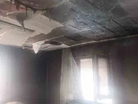 Kumlu’da ev yangını
