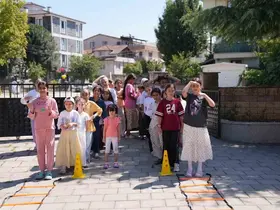 Kur’an kursu öğrencileri keyifli zaman geçirdi
