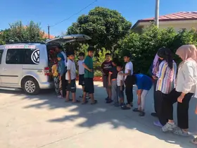 Kur’an kursunda örnek dayanışma
