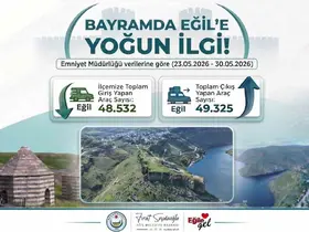 Kurban Bayramı’nda binlerce kişi Eğil’i ziyaret etti
