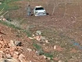 Kurtalan’da otomobil tarlaya uçtu: 1 yaralı

