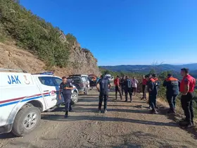 Kuşburnu toplarken uçuruma yuvarlanan vatandaşı ekipler kurtardı
