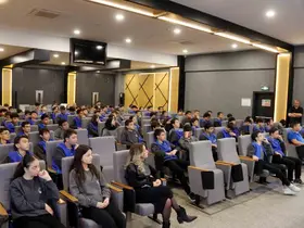 Kütahya OSB’de öğrencilere iş sağlığı ve güvenliği eğitimi verildi
