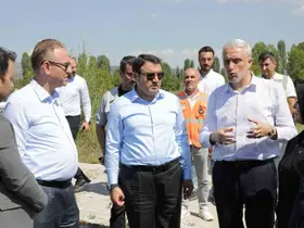 Kütahya Valisi Işın, Emet-Simav yolundaki çalışmaları inceledi

