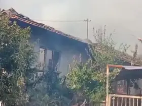 Kütahya’da ev yangını: Tek katlı ev küle döndü
