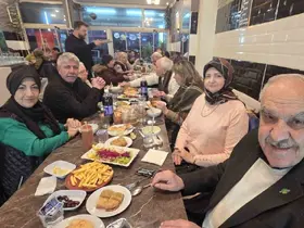 Kütahya’da sanatçılar iftarda buluştu
