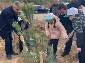 Kütahya’da şehitler anısına 400 fidan toprakla buluştu
