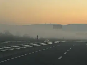 Kütahya’da sisli hava etkili oldu
