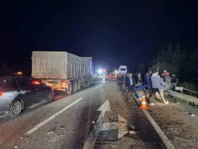 Kütahya’da zincirleme trafik kazası: 7 yaralı
