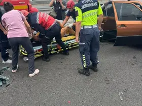 Kuzey Marmara Otoyolu’nda kaza, araç hurdaya döndü: 5 yaralı
