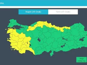 Kuzeyde fırtına alarmı: Rüzgar hızı 80 kilometreye ulaşacak
