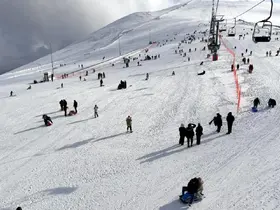 Ladik Akdağ Kayak Merkezi’ne yoğun ilgi
