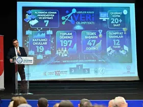 Liselerarası Veri Olimpiyatı’nın ödül töreni gerçekleştirildi
