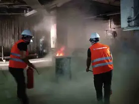 Lokman Hekim Van Hastanesinde gerçeği aratmayan yangın tatbikatı
