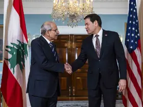 Lübnan Başbakanı Salam, ABD Dışişleri Bakanı Rubio ile bir araya geldi
