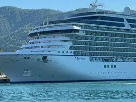 Lüks kurvaziyer "Marina" Marmaris Limanı’na 1194 yolcu getirdi
