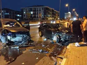 Lüleburgaz’da otomobil ile SUV araç çarpıştı: 8 yaralı
