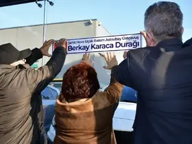 Lüleburgaz’da şehidin ismi sokağa ve durağa verildi
