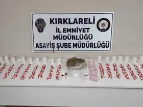 Lüleburgaz’da sırt çantasından uyuşturucu çıkan şahıs tutuklandı
