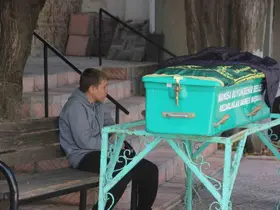 Maden kazasında hayatını kaybeden babaya son görev