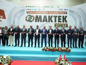 Makine teknolojileri fuarı MAKTEK Konya kapılarını açtı
