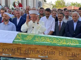Maksut Serim’in babası Hacı Halil Serim son yolculuğuna uğurlandı
