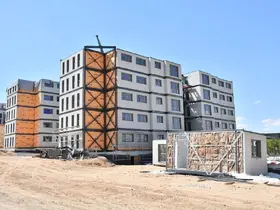 Malatya Yeşilyurt’ta depreme dayanıklı çelik modüler yüksek katlı binalar yükseliyor
