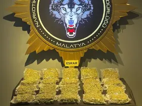 Malatya’da 12 kilo 800 gram esrar ele geçirildi
