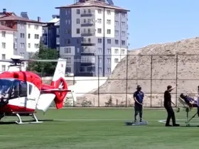 Malatya’da ambulans helikopter 58 yaşındaki hasta için havalandı
