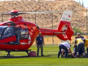 Malatya’da ambulans helikopter 87 yaşındaki hasta için havalandı
