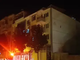 Malatya’da apartman çatısında göçük
