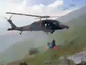 Malatya’da dağlık alanda kalp krizi geçiren vatandaş askeri helikopterle kurtarıldı
