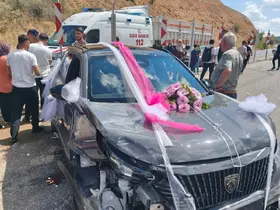 Malatya’da düğün konvoyunda kaza: 9 yaralı
