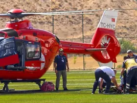 Malatya’da kalp krizi geçiren hasta hava ambulansıyla hastaneye sevk edildi
