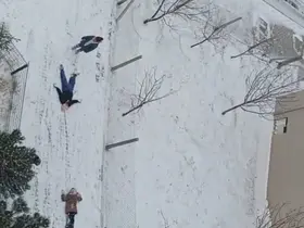 Malatya’da kar tatili çocukları sevindirdi
