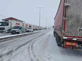 Malatya’da kar yağışı ulaşımı aksattı
