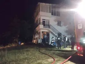Malatya’da müstakil evde yangın
