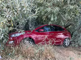 Malatya’da otomobil şarampole devrildi: 1 yaralı
