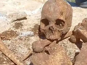 Malatya’da temel kazısında insan kemikleri bulundu
