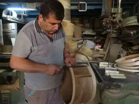 Malatyalı Koşar ailesi, üç kuşaktır davul üretiyor
